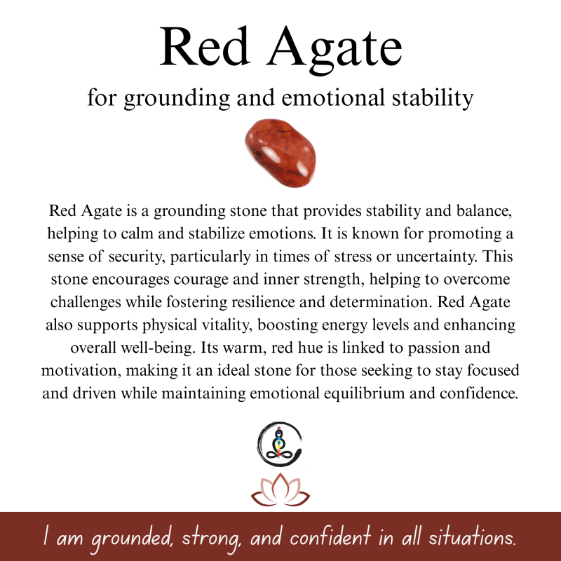 Red Agate Women’s Beaded Bracelet - Image 2