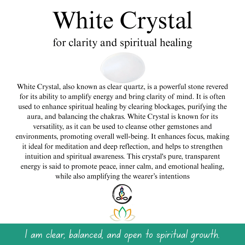 White Crystal Women’s Beaded Bracelet - Image 2