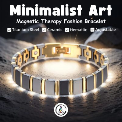 PulseAlign Titanium Magnetic Therapy Bracelet