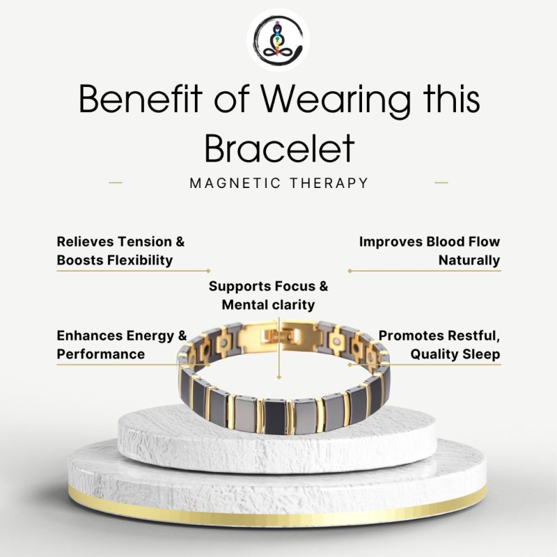 PulseAlign Titanium Magnetic Therapy Bracelet - Image 3