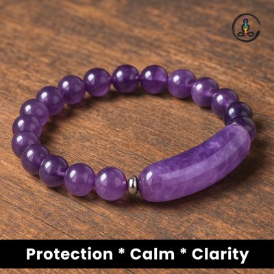 Amethyst Women’s Beaded Bracelet