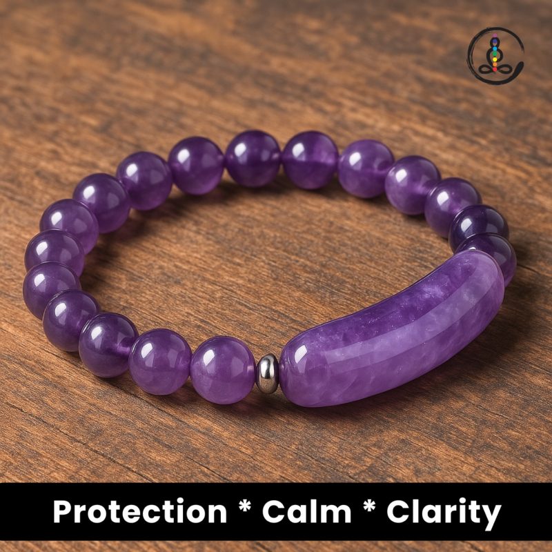 Amethyst Women’s Beaded Bracelet