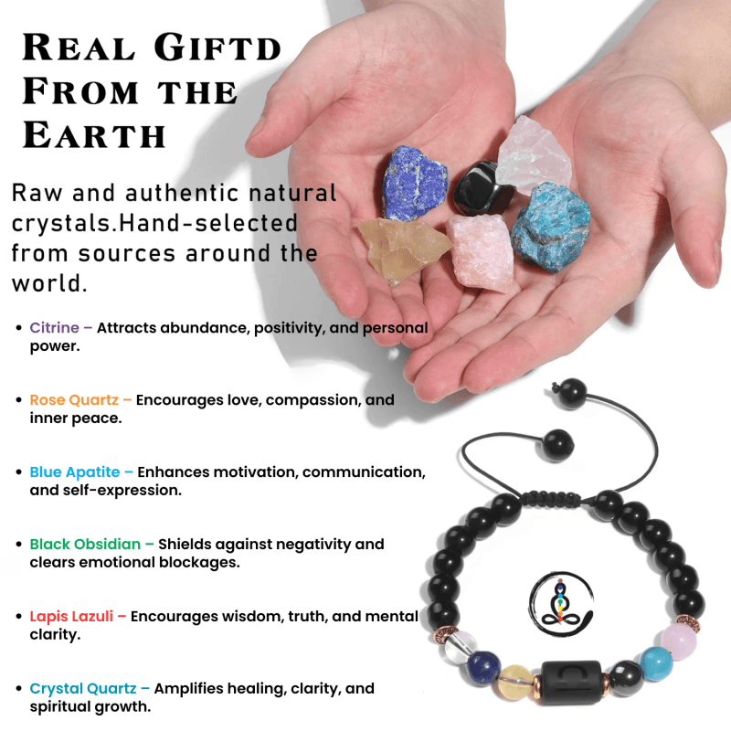 Libra Zodiac Sign Natural Stone Gift Box - Image 3