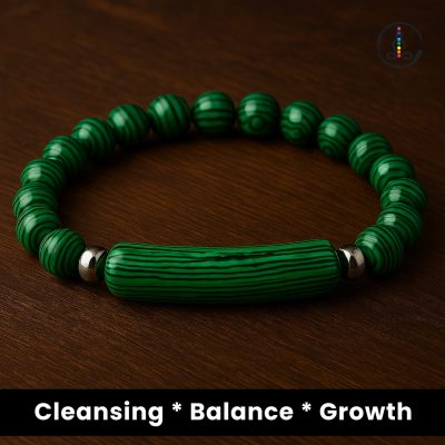 Malachite Women’s Beaded Bracelet