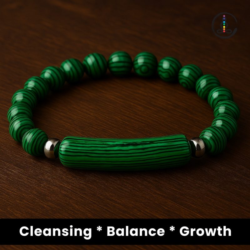 Malachite Women’s Beaded Bracelet