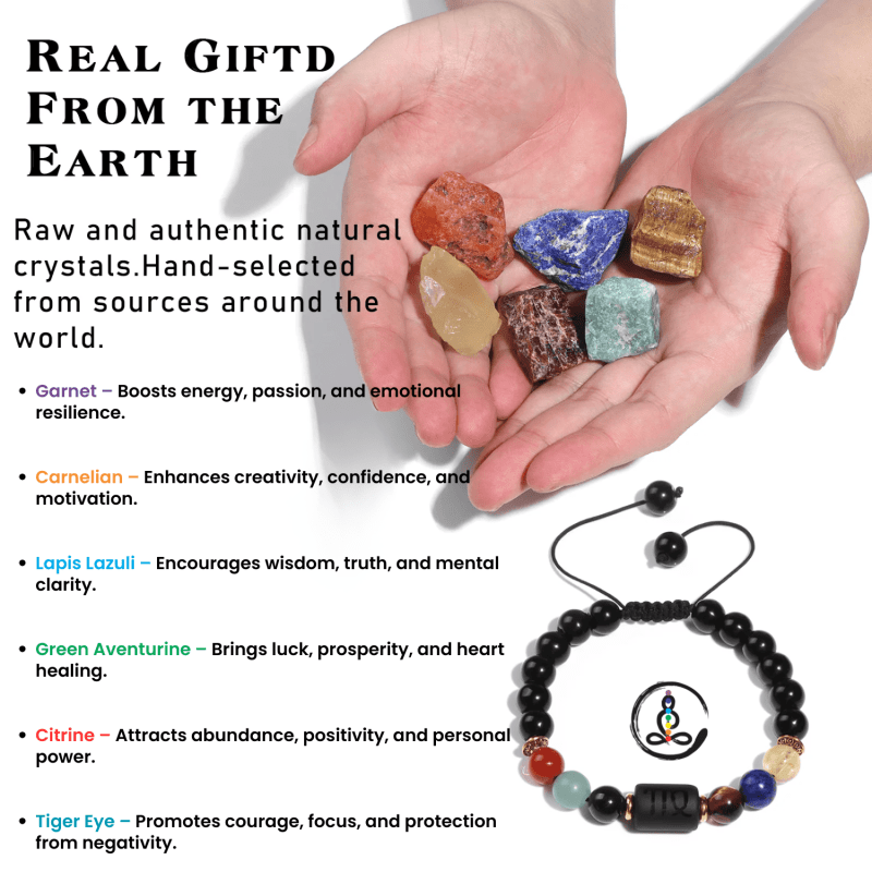 Virgo Zodiac Sign Natural Stone Gift Box - Image 3