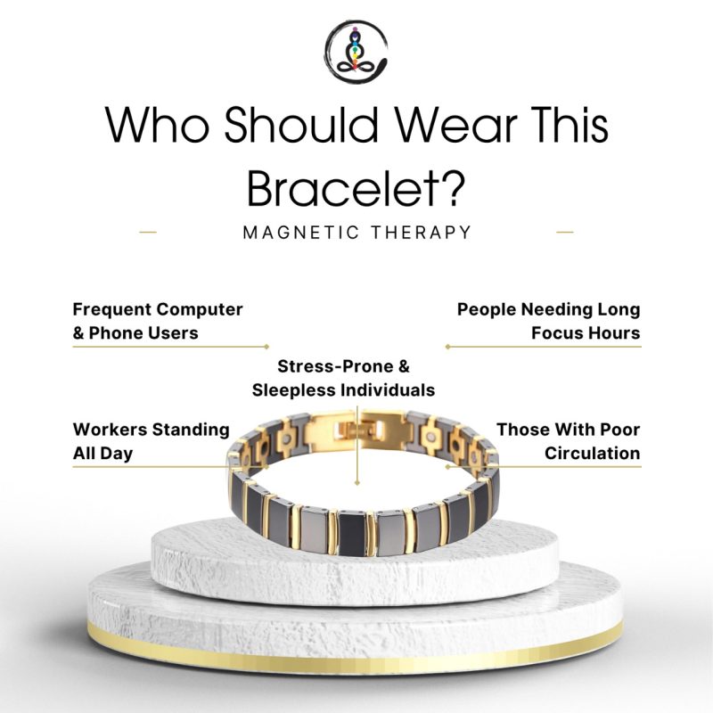 PulseAlign Titanium Magnetic Therapy Bracelet - Image 2
