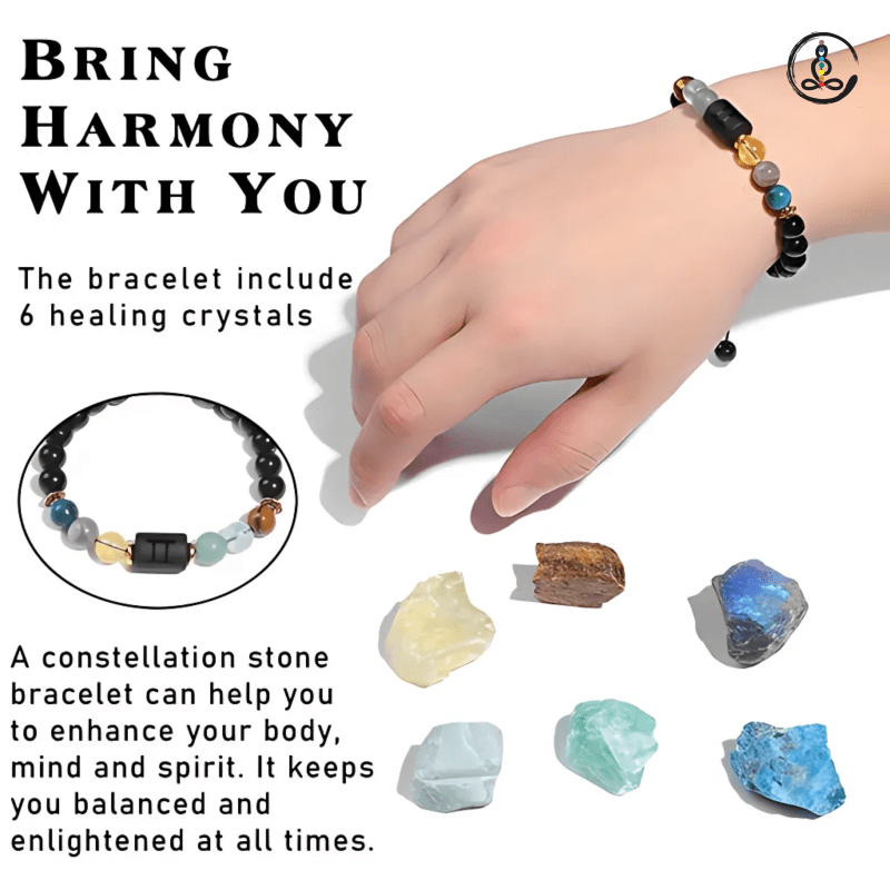 Gemini Zodiac Sign Natural Stone Gift Box - Image 4