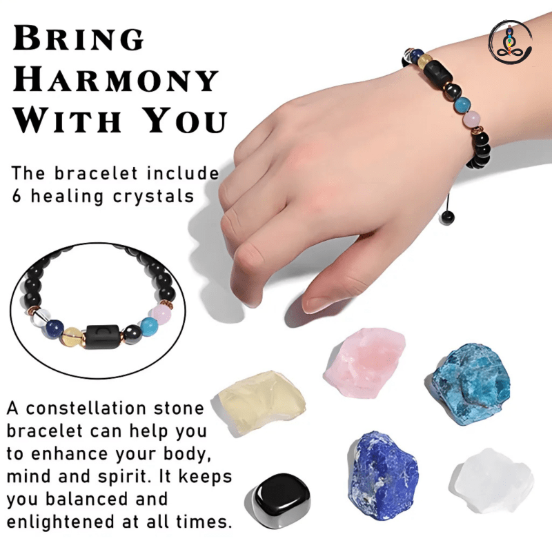 Libra Zodiac Sign Natural Stone Gift Box - Image 4